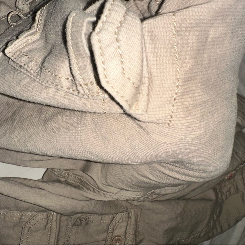 Men’s Y2K Cargo AIRWALK Shorts! Tan Cargo Shorts for Men - Picture 9 of 16